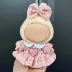 Clothes ForLabubu, Clothes Set ForLabubu Doll, Hat Clothes Backpack ForLabubu, Stylish Adorable Dolls Clothes Accessories (No Doll)