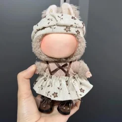 Clothes ForLabubu, Clothes Set ForLabubu Doll, Hat Clothes Backpack ForLabubu, Stylish Adorable Dolls Clothes Accessories (No Doll)