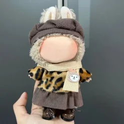 Clothes ForLabubu, Clothes Set ForLabubu Doll, Hat Clothes Backpack ForLabubu, Stylish Adorable Dolls Clothes Accessories (No Doll)