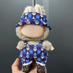 Clothes ForLabubu, Clothes Set ForLabubu Doll, Hat Clothes Backpack ForLabubu, Stylish Adorable Dolls Clothes Accessories (No Doll)