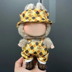 Clothes ForLabubu, Clothes Set ForLabubu Doll, Hat Clothes Backpack ForLabubu, Stylish Adorable Dolls Clothes Accessories (No Doll)