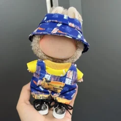 Clothes ForLabubu, Clothes Set ForLabubu Doll, Hat Clothes Backpack ForLabubu, Stylish Adorable Dolls Clothes Accessories (No Doll)