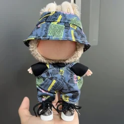 Clothes ForLabubu, Clothes Set ForLabubu Doll, Hat Clothes Backpack ForLabubu, Stylish Adorable Dolls Clothes Accessories (No Doll)