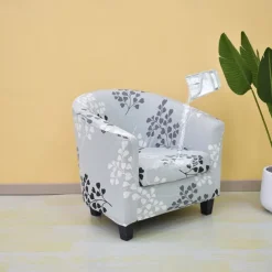 Club Chair Cover Barrel Chair Slipcover Stretch Tub Chair Slipcover, Arm Chair Sofa Cover For Dogs Pet,Washable Couch Furniture Protector Soft Durable
