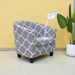 Club Chair Cover Barrel Chair Slipcover Stretch Tub Chair Slipcover, Arm Chair Sofa Cover For Dogs Pet,Washable Couch Furniture Protector Soft Durable