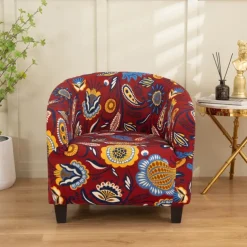 Club Chair Cover Barrel Chair Slipcover Stretch Tub Chair Slipcover, Arm Chair Sofa Cover For Dogs Pet,Washable Couch Furniture Protector Soft Durable