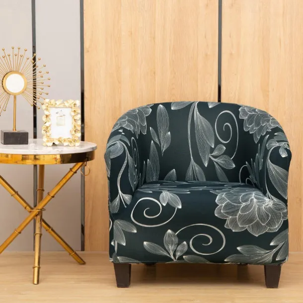 Club Chair Cover Barrel Chair Slipcover Stretch Tub Chair Slipcover, Arm Chair Sofa Cover For Dogs Pet,Washable Couch Furniture Protector Soft Durable