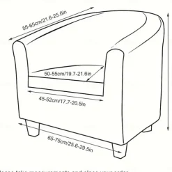 Club Chair Cover Stretchy and Durable Slipcover Perfect for Protecting and Refreshing Your Chair Adds a Stylish and Modern Touch to Any Room Decor