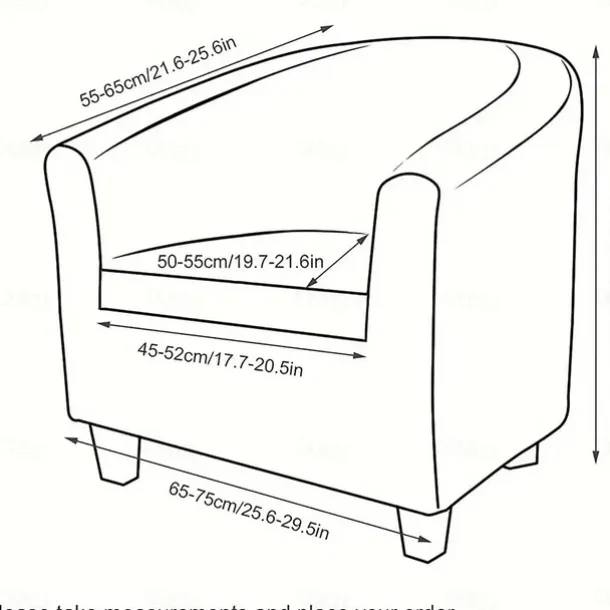 Club Chair Cover Stretchy and Durable Slipcover Perfect for Protecting and Refreshing Your Chair Adds a Stylish and Modern Touch to Any Room Decor