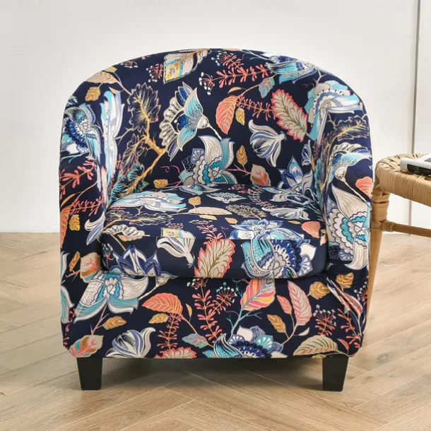 Club Chair Slipcover Barrel Chair Slipcover Stretch Armchair Covers Tub Chair Covers Sofa Cover Couch Furniture Protector With Seat Cushion Cover Couch Covers for Living Room