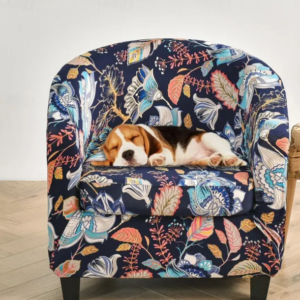 Club Chair Slipcover Barrel Chair Slipcover Stretch Armchair Covers Tub Chair Covers Sofa Cover Couch Furniture Protector With Seat Cushion Cover Couch Covers for Living Room