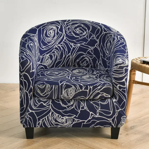 Club Chair Slipcover Barrel Chair Slipcover Stretch Armchair Covers Tub Chair Covers Sofa Cover Couch Furniture Protector With Seat Cushion Cover Couch Covers for Living Room