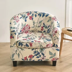 Club Chair Slipcover Barrel Chair Slipcover Stretch Armchair Covers Tub Chair Covers Sofa Cover Couch Furniture Protector With Seat Cushion Cover Couch Covers for Living Room