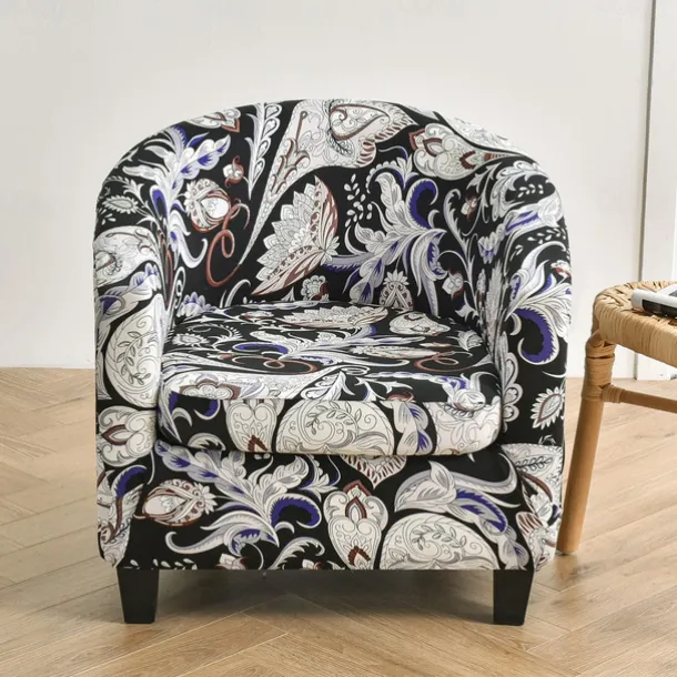 Club Chair Slipcover Barrel Chair Slipcover Stretch Armchair Covers Tub Chair Covers Sofa Cover Couch Furniture Protector With Seat Cushion Cover Couch Covers for Living Room