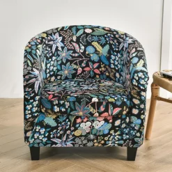 Club Chair Slipcover Barrel Chair Slipcover Stretch Armchair Covers Tub Chair Covers Sofa Cover Couch Furniture Protector With Seat Cushion Cover Couch Covers for Living Room