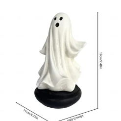 19cm 7.5inch Ghost Incense Holder Halloween Ghost Incense Holder Incense Burner Decoration Gift