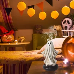 19cm 7.5inch Ghost Incense Holder Halloween Ghost Incense Holder Incense Burner Decoration Gift