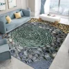 Cobblestone Floor Mat Door Mat Anti-Slip Hallway Carpets Smooth Stone Area Rugs Washable for Bedroom Living Room Kitchen Bathroom
