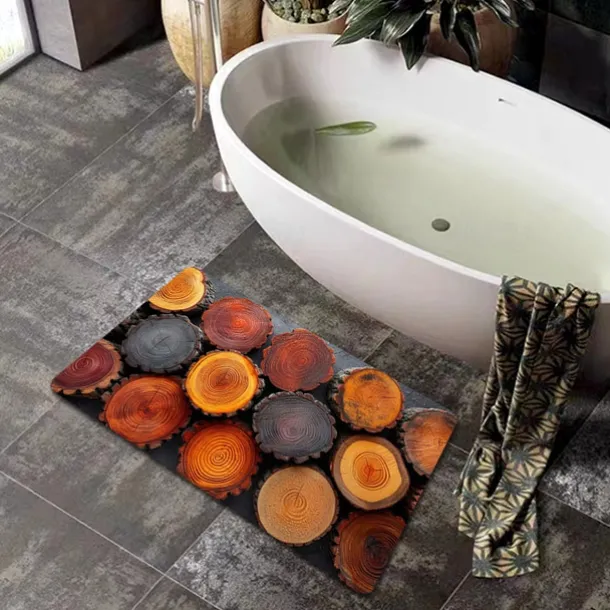 Cobblestone Pattern Doormat Kitchen Mat Floor Mat Non-Slip Area Rug Oil Proof Rug Indoor Outdoor Mat Bedroom Decor Bathroom Mat Entrance Rug