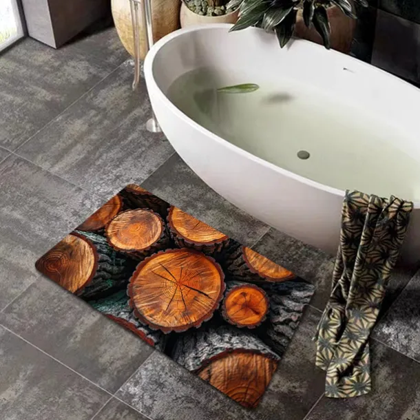 Cobblestone Pattern Doormat Kitchen Mat Floor Mat Non-Slip Area Rug Oil Proof Rug Indoor Outdoor Mat Bedroom Decor Bathroom Mat Entrance Rug