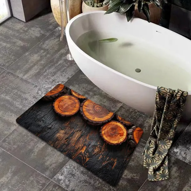 Cobblestone Pattern Doormat Kitchen Mat Floor Mat Non-Slip Area Rug Oil Proof Rug Indoor Outdoor Mat Bedroom Decor Bathroom Mat Entrance Rug