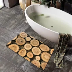 Cobblestone Pattern Doormat Kitchen Mat Floor Mat Non-Slip Area Rug Oil Proof Rug Indoor Outdoor Mat Bedroom Decor Bathroom Mat Entrance Rug