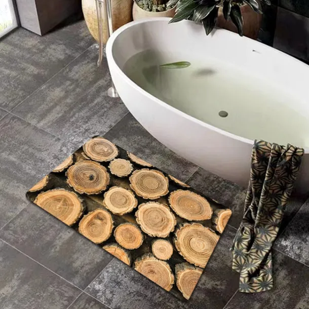 Cobblestone Pattern Doormat Kitchen Mat Floor Mat Non-Slip Area Rug Oil Proof Rug Indoor Outdoor Mat Bedroom Decor Bathroom Mat Entrance Rug