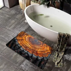 Cobblestone Pattern Doormat Kitchen Mat Floor Mat Non-Slip Area Rug Oil Proof Rug Indoor Outdoor Mat Bedroom Decor Bathroom Mat Entrance Rug