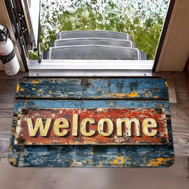 Cobblestone Pattern Doormat Kitchen Mat Floor Mat Non-Slip Area Rug Oil Proof Rug Indoor Outdoor Mat Bedroom Decor Bathroom Mat Entrance Rug