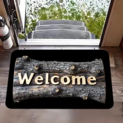 Cobblestone Pattern Doormat Kitchen Mat Floor Mat Non-Slip Area Rug Oil Proof Rug Indoor Outdoor Mat Bedroom Decor Bathroom Mat Entrance Rug