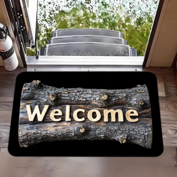 Cobblestone Pattern Doormat Kitchen Mat Floor Mat Non-Slip Area Rug Oil Proof Rug Indoor Outdoor Mat Bedroom Decor Bathroom Mat Entrance Rug