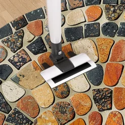 Cobblestone Semi-round Doormat Kitchen Mat Floor Mat Non-Slip Area Rug Oil Proof Rug Indoor Outdoor Mat Bedroom Decor Bathroom Mat Entrance Rug Spring Summer