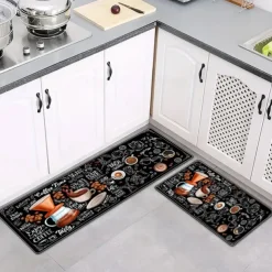 Coffee Area Rug Kitchen Mat Non-Slip Oil Proof Floor Mat Livingroom Rug Indoor Outdoor Mat Bedroom Decor Bathroom Mat Entrance Rug Door Mat
