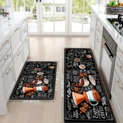 Coffee Area Rug Kitchen Mat Non-Slip Oil Proof Floor Mat Livingroom Rug Indoor Outdoor Mat Bedroom Decor Bathroom Mat Entrance Rug Door Mat