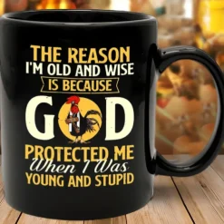 Coffee Mug Black Retro Vintage Ceramic Mug with Graphic Design 12oz/330ml Perfect Gift for Music Lovers Guitarists and Band Members