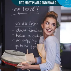 Collapsible Microwave Cover, Microwave Lid, Multifunctional Microwave Splatter Guard, Microwave Plate Cover With Steam Vent, Kitchen Gadgets, Kitchen Stuff