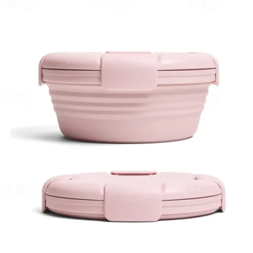 Collapsible Silicone Food Container & Travel Bowl Set - Leakproof, BPA-Free & Space Saving for Camping & Travel