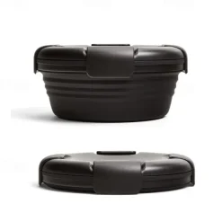 Collapsible Silicone Food Container & Travel Bowl Set - Leakproof, BPA-Free & Space Saving for Camping & Travel