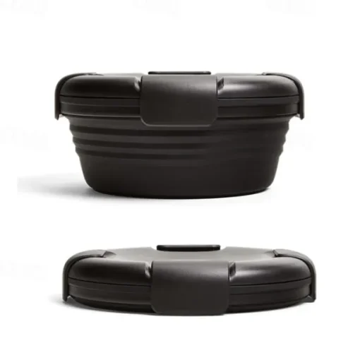 Collapsible Silicone Food Container & Travel Bowl Set - Leakproof, BPA-Free & Space Saving for Camping & Travel