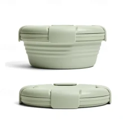 Collapsible Silicone Food Container & Travel Bowl Set - Leakproof, BPA-Free & Space Saving for Camping & Travel