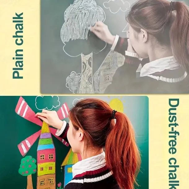 24Color Dust-free Water-soluble Chalk Color Erasable Pen School Teacher Special Blackboard Pen Student Painting Pen Set For Kid