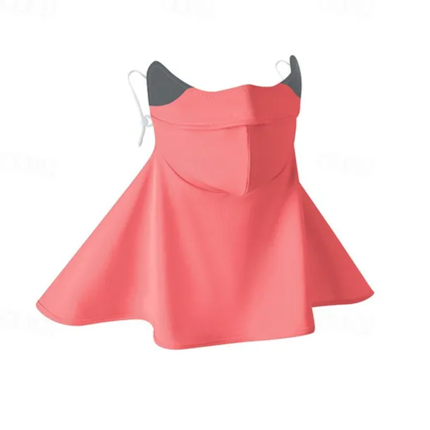 Color Sunscreen Mask For Women, Ice Silk Uv Protection, Neck And Eye Protection, Breathable Full Face Sunscreen Mask For Driving And Cycling