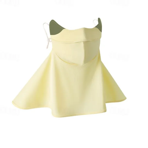 Color Sunscreen Mask For Women, Ice Silk Uv Protection, Neck And Eye Protection, Breathable Full Face Sunscreen Mask For Driving And Cycling