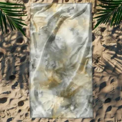 Colored Beach Towel 100% Micro Fiber Comfy Blankets Oversized Beach Towel, 35