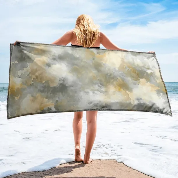 Colored Beach Towel 100% Micro Fiber Comfy Blankets Oversized Beach Towel, 35"x70", Large Swim Towel for Teens Adults, Quick-Dry, Absorbent, Soft, Versatile for Travel, Bath and Pool