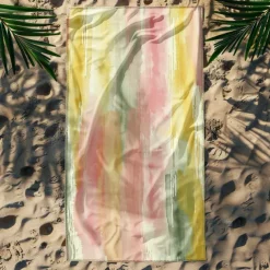 Colored Beach Towel 100% Micro Fiber Comfy Blankets Oversized Beach Towel, 35