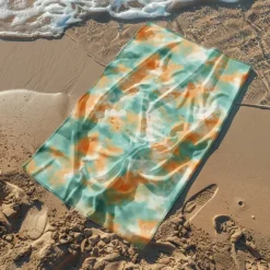 Colored Beach Towel 100% Micro Fiber Comfy Blankets Oversized Beach Towel, 35