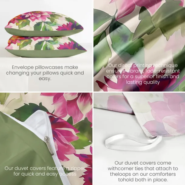 Colorful Floral Plush Cloth Bed Down Duvet Cover Single Small Bed Warm Strawberry Bed Set 2-piece Set 3-piece Set Lightweight and Soft Short Fluff Set