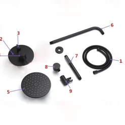 Concealed Shower Faucet Combo Set 8