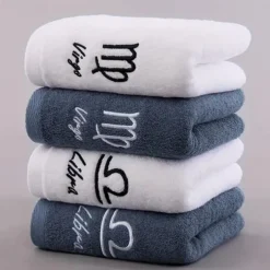 Constellation Towel 100% Cotton Towel Creative Couple Gift Thickened Sports Face Towel Pure Cotton Towel